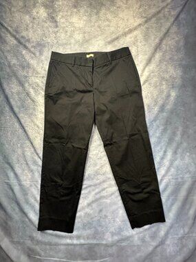 J.Crew Stretch Women's Size 6 Ankle Black Chino Pants Style